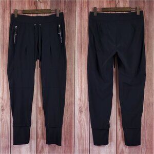 Raffaello Rossi Candy Pants Womens Size 38 US 8 Black Joggers 251278